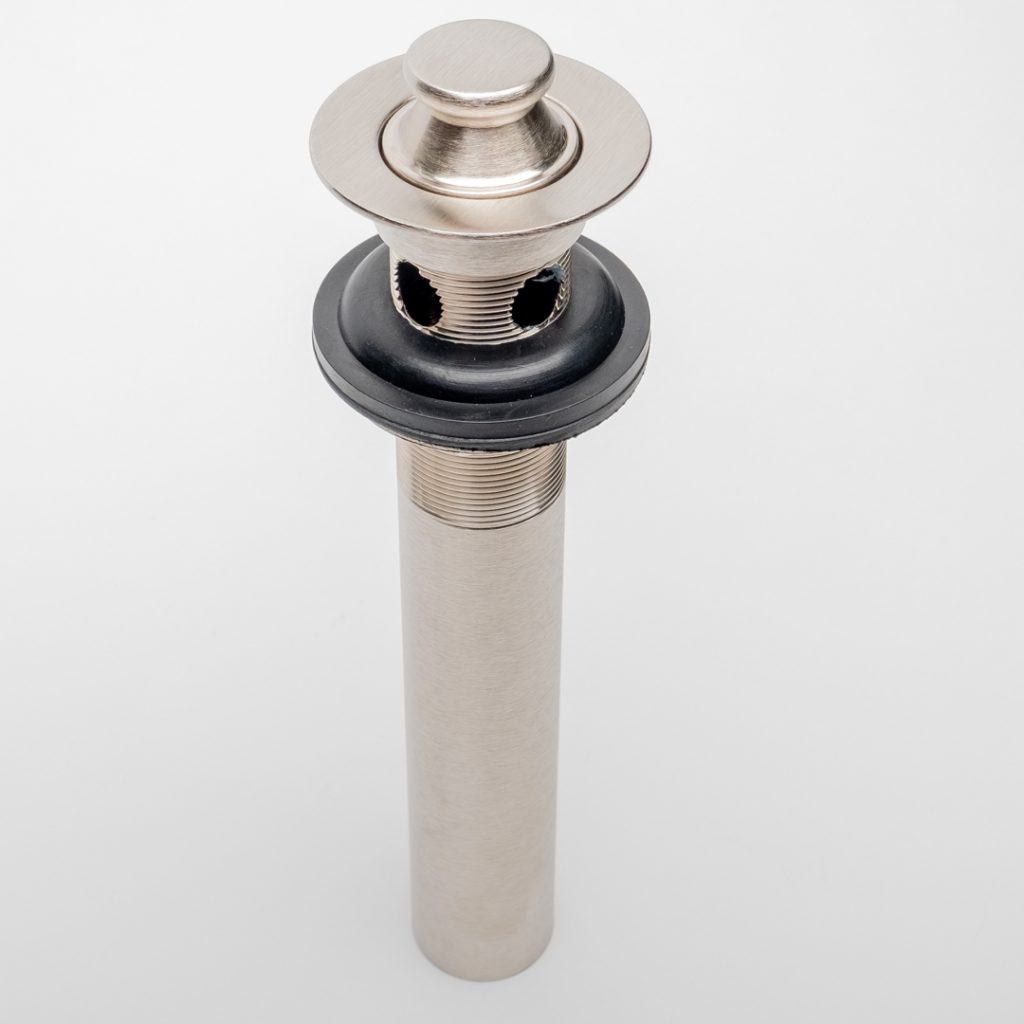 LIFT & TURN DRAIN ASSEMBLY WITH OVERFLOW HOLES. TBD400 Trim By Design