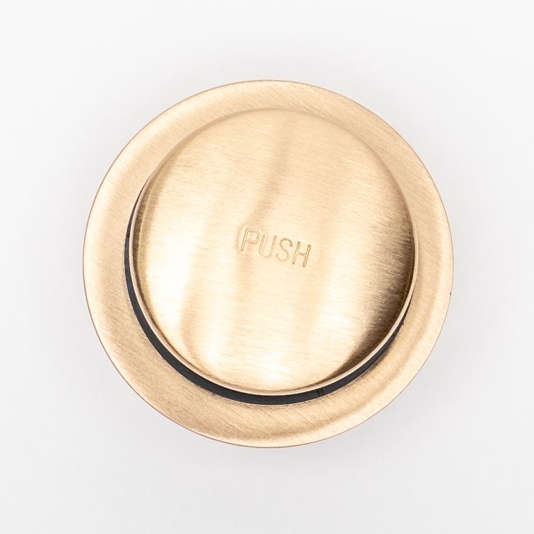 Kingston Brass 18 In. Tub Waste And Overflow With Tip Toe Drain, Matte