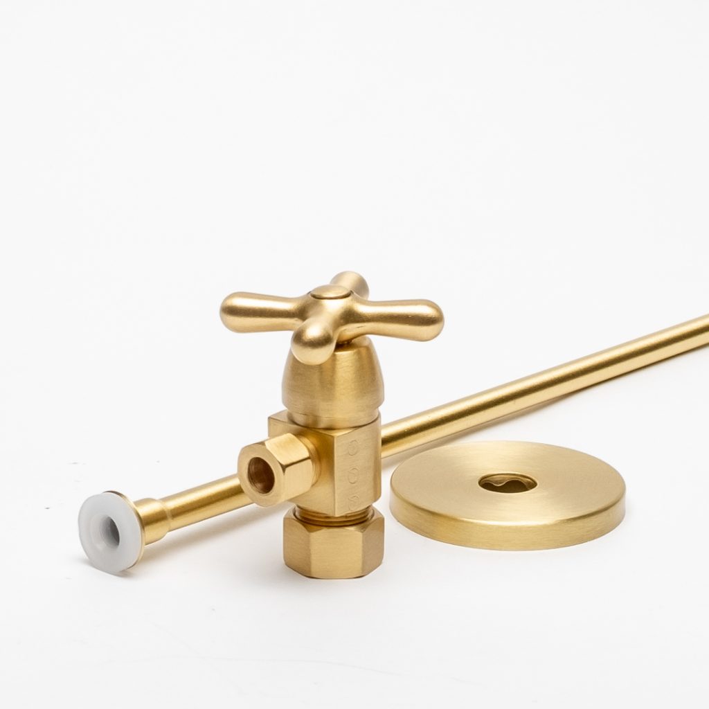 1/2 INCH NOM. COMP. X 3/8 INCH O.D. COMP. 1/4TURN ANGLE STOP TOILET