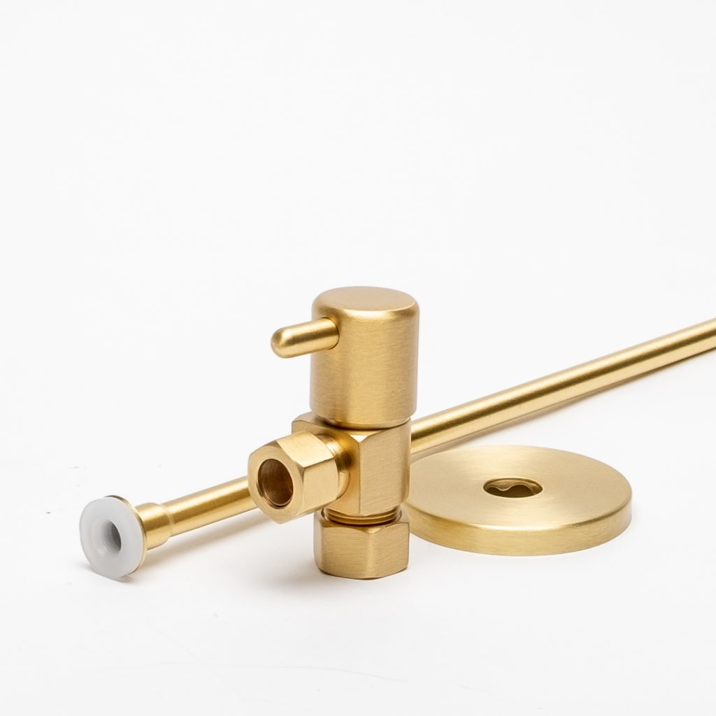 1/2 INCH NOM. COMP. X 1/2 INCH O.D. COMP. 1/4TURN ANGLE STOP TOILET