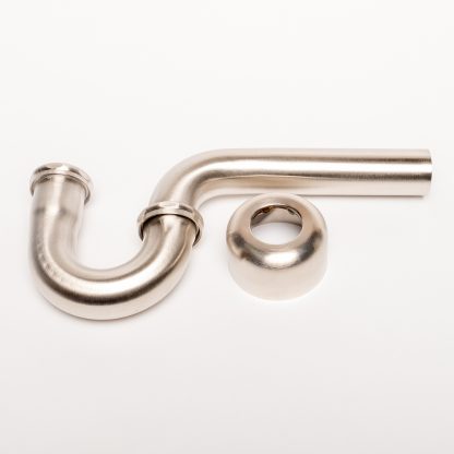 1-1/2 INCH X 1-1/2 INCH P-TRAP KIT WITH EXTENDED TUBE OVERALL LENGTH 24 INCH AND FLANGE. - TBD432-24