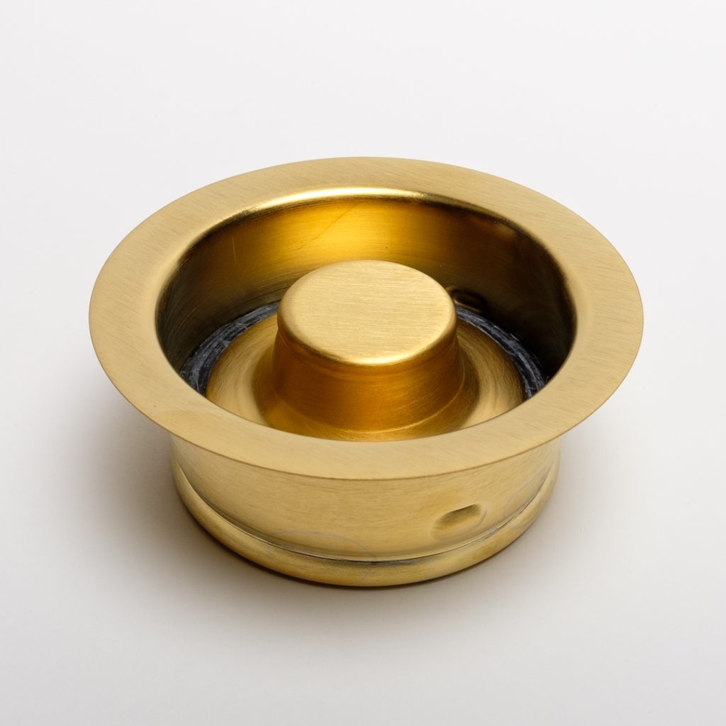 WASTE KING STYLE 3BOLT (NIPPLE) MOUNT GARBAGE DISPOSAL FLANGE AND STOPPER KIT. TBD145 Trim