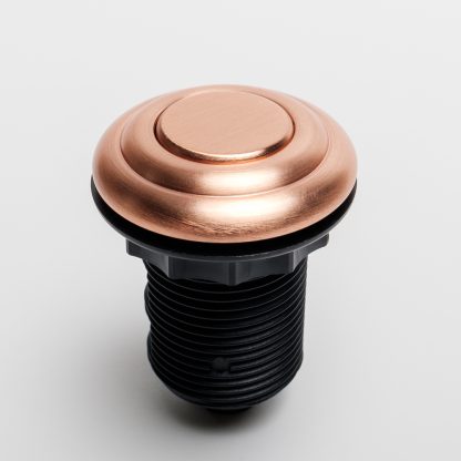 EASY TOUCH TRADITIONAL AIR ACTIVATED GARBAGE DISPOSAL REPLACEMENT BRASS TRIM AIR SWITCH BUTTON. - TBD1541
